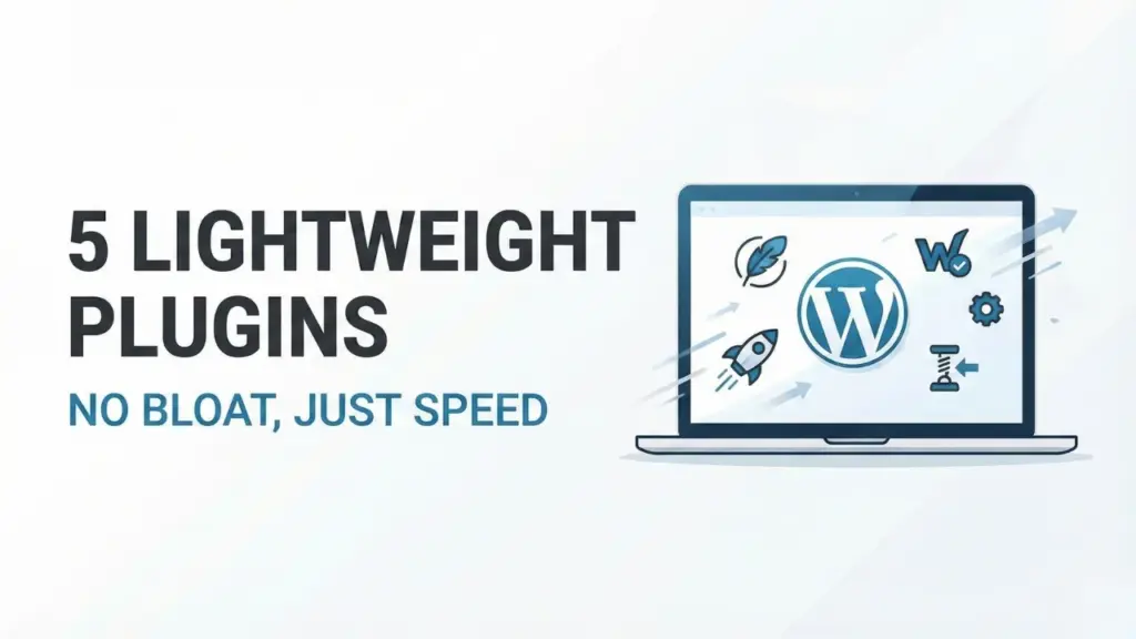 5 Lightweight Plugins Every New WordPress Site Actually Needs